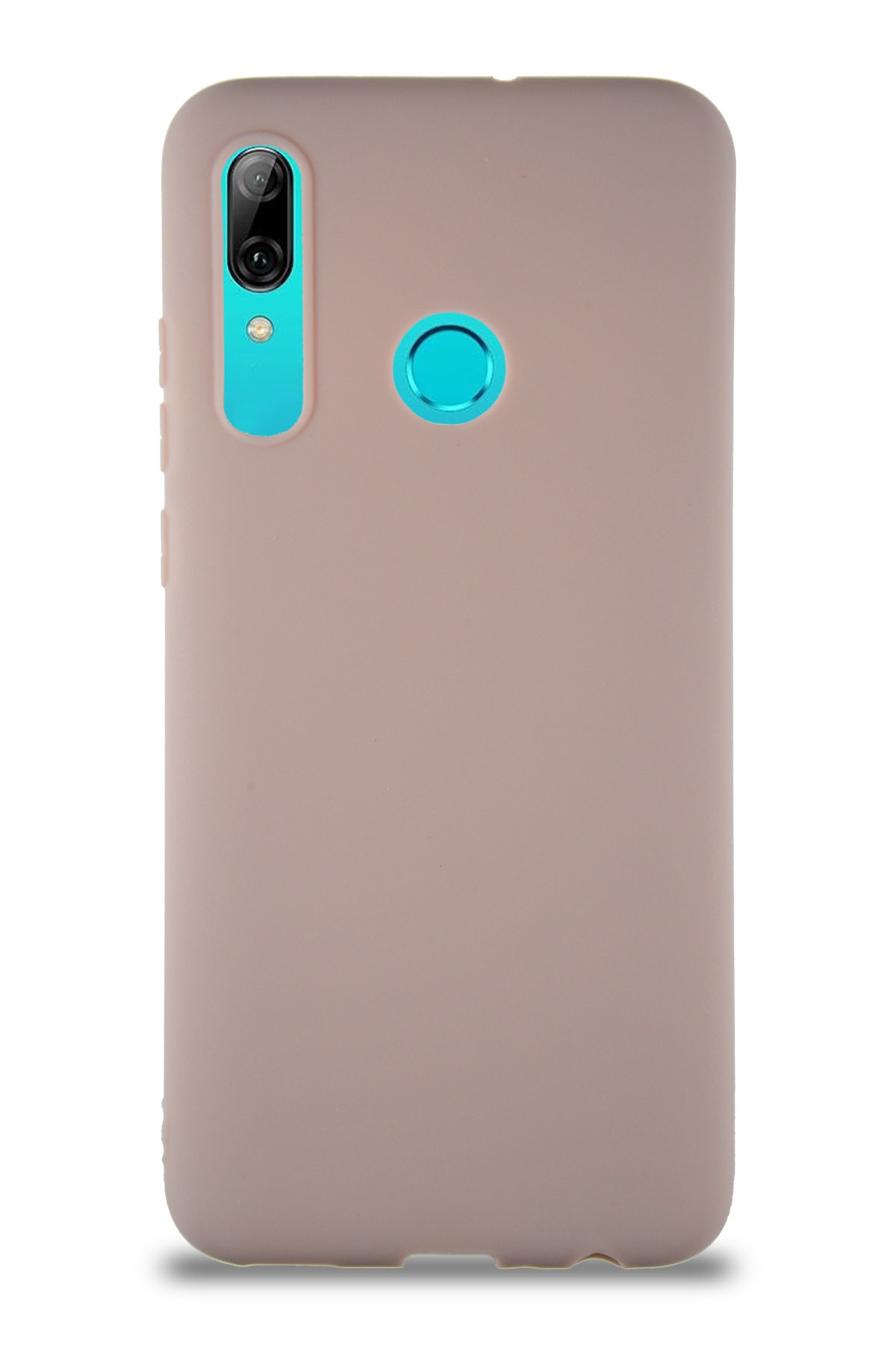 Huawei P Smart 2019 Soft Premier Renkli Silikon Kapak - Pudra
