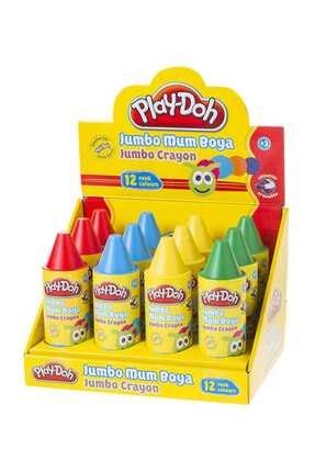 Play-Doh 12 Renk Tüp Crayon Mum Boya Cr006 8697548853179