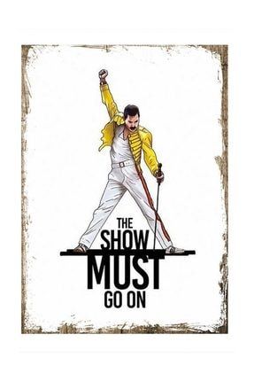 Queen Show Must Go On Mdf Tablo 50x70cm dikey-10815-50-70