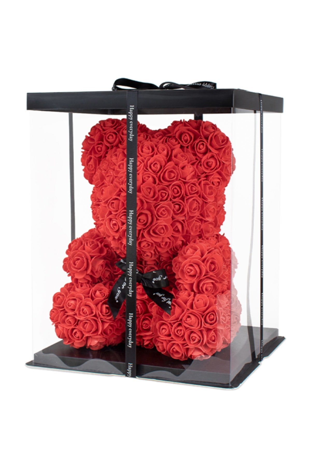 Çiçekmisin Teddy Rose Bear Güllü Ayıcık Kırmızı 34x26 cm