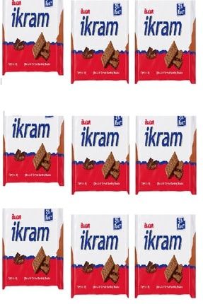 Ikram Bisküvi Çikolata 3'lü Paket Kremalı 252 Gr X 9 Adet 21345678965122