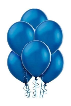 Happyland 30 Adet Koyu Mavi Balon Metalik Parlak 30-35 cm BALONKOYUMAVİ30