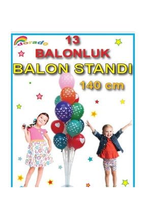 Ayaklı Balon Süsleme Standı 13 Çubuklu Set 140 cm TE5293