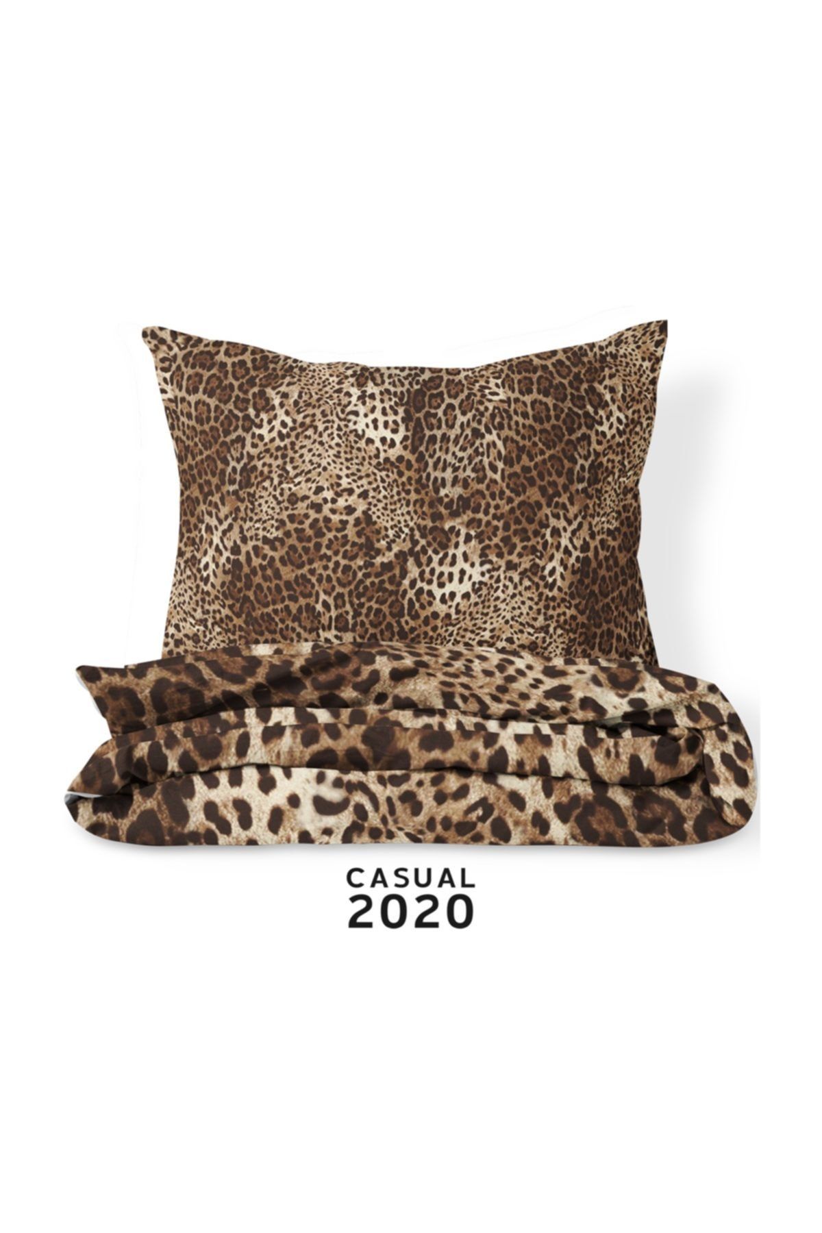 Helen George-Leo - Leopard Print Double Duvet Cover Set 2