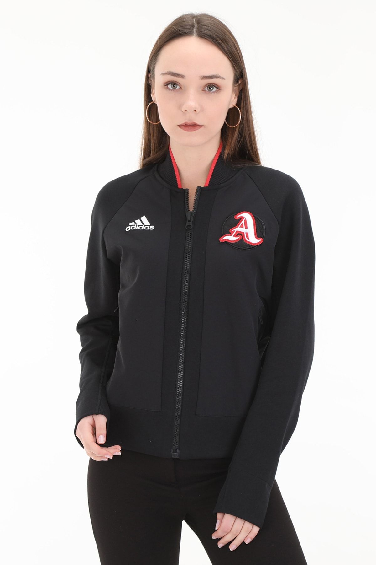 adidas fi9214 adidas w vrct jk kadin ceket siyah fiyati yorumlari trendyol