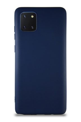 Samsung Galaxy Note 10 Lite Kılıf Soft Premier Renkli Silikon Kapak - Lacivert DC_SOFTPRE_SAMNOTE10L