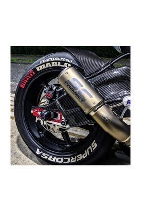 Orjinal Pirelli Diablo Supercorsa Motorsiklet Lastik Yazısı 8 Ade 221415