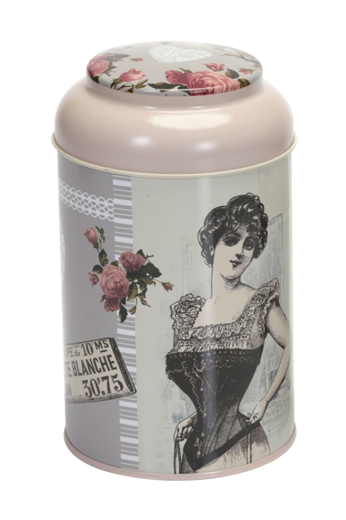 Ef115-77 Rose Finette Blanche Pattern Spice Rack 1.1 L