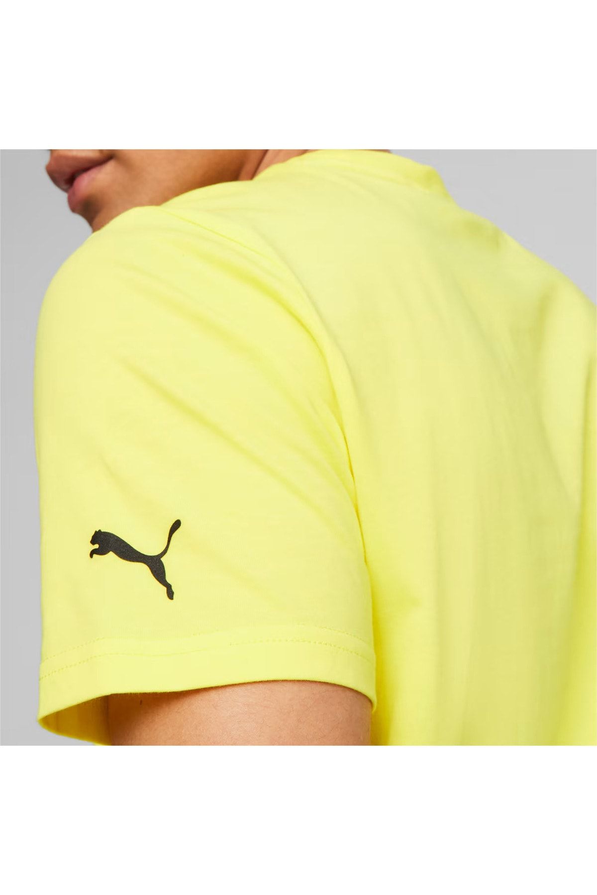 Puma T Shirt Yellow Regular fit Trendyol