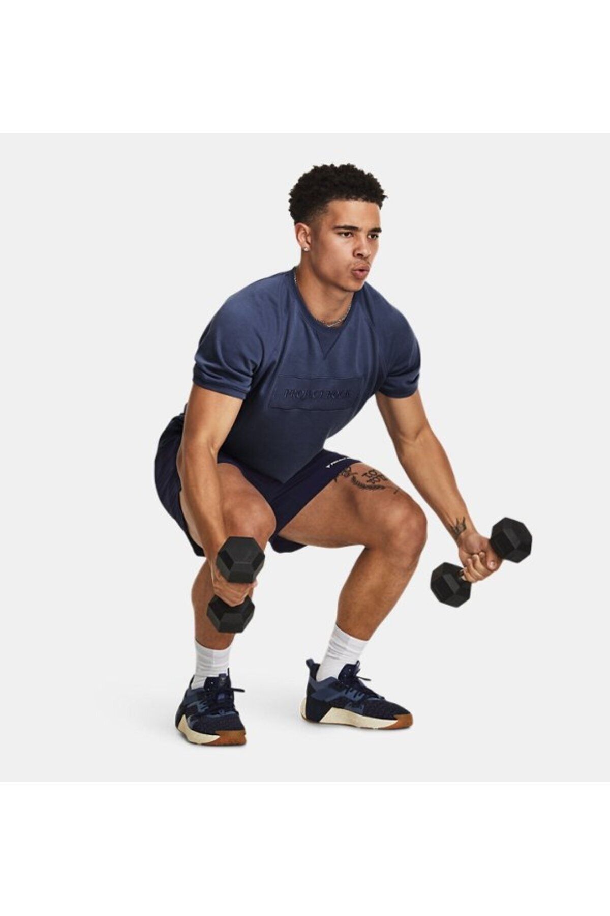 تی شرت آبی مردانه پروژه راک تری سالن ورزشی 1380177 480 Under Armour
