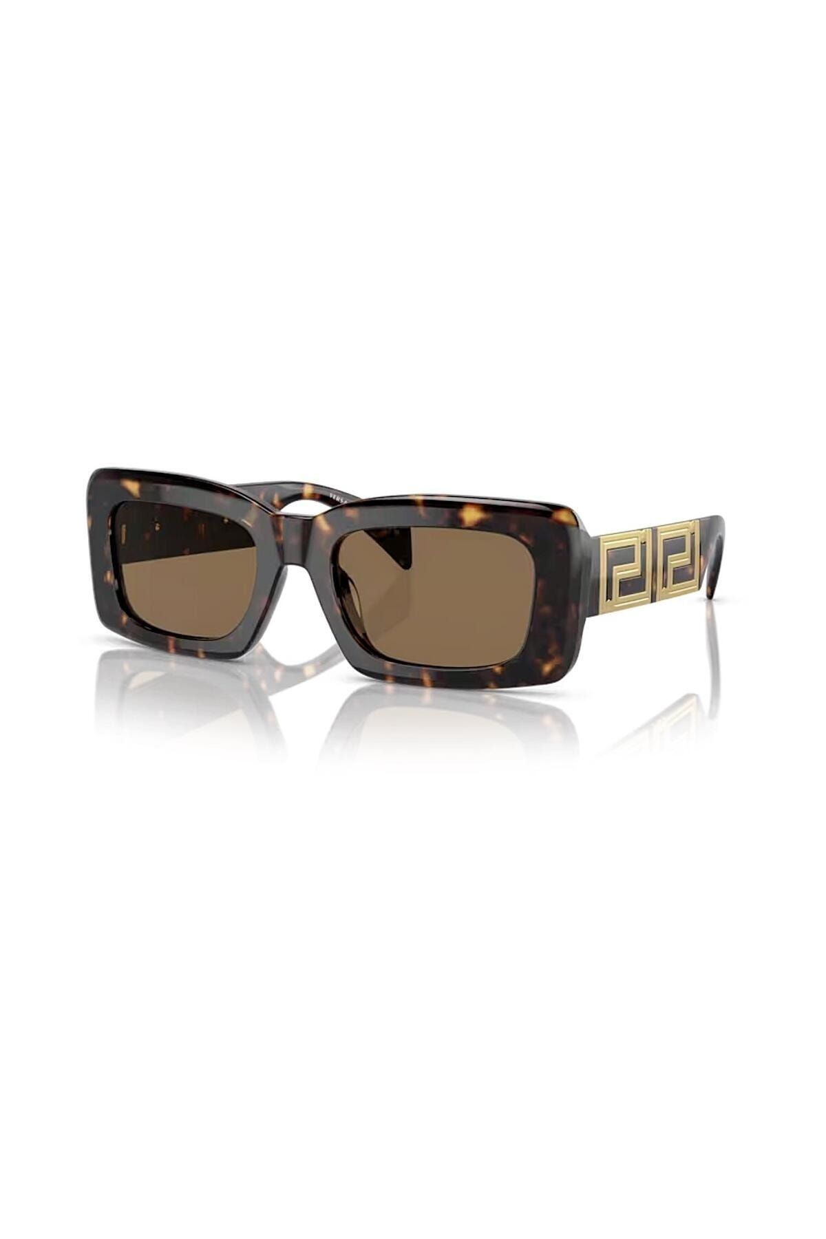 Versace-VE 4444U 10873 54 Women's Brown Sunglasses 1