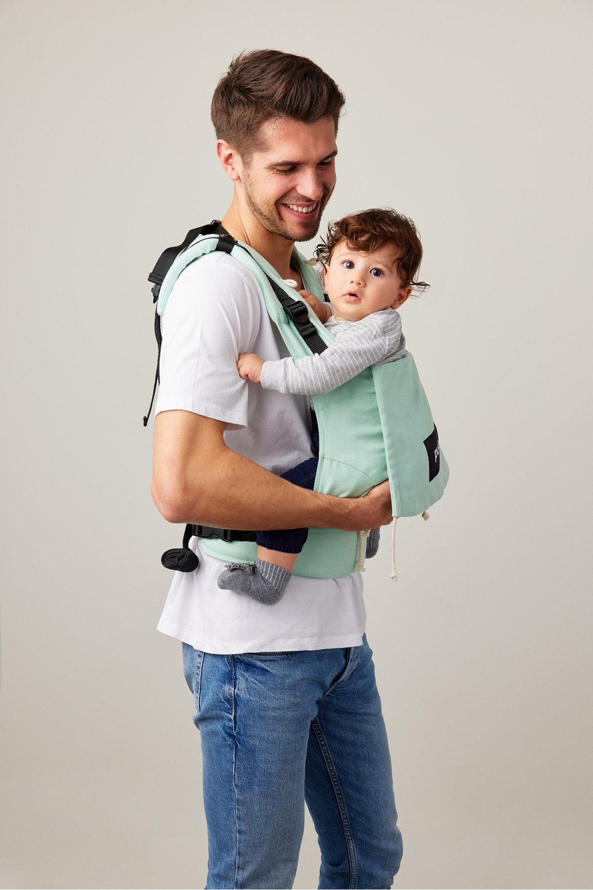 Pure Carrier Bebek Taşıyıcı - Ergonomik Bebek Kangurusu - Bebek Taşıyıcı Taşıma Kanguru fotoğrafı 2 (önizleme)
