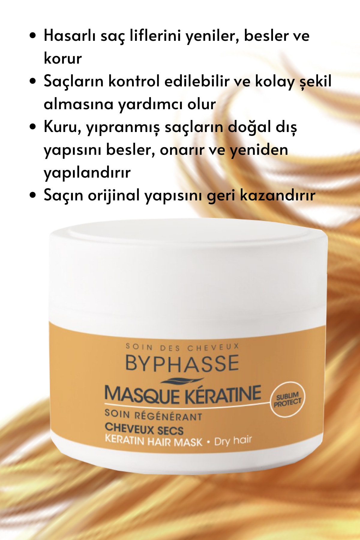 Keratin Saç Maskesi 250ml — TYCY40B2KN168993937746508 — تصویر 3 از 6