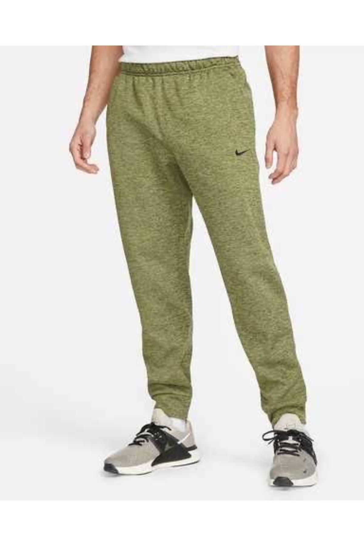 Nike Men's Therma Dri-Fit Training Pants, Charcoal Heather/Black, Large/37