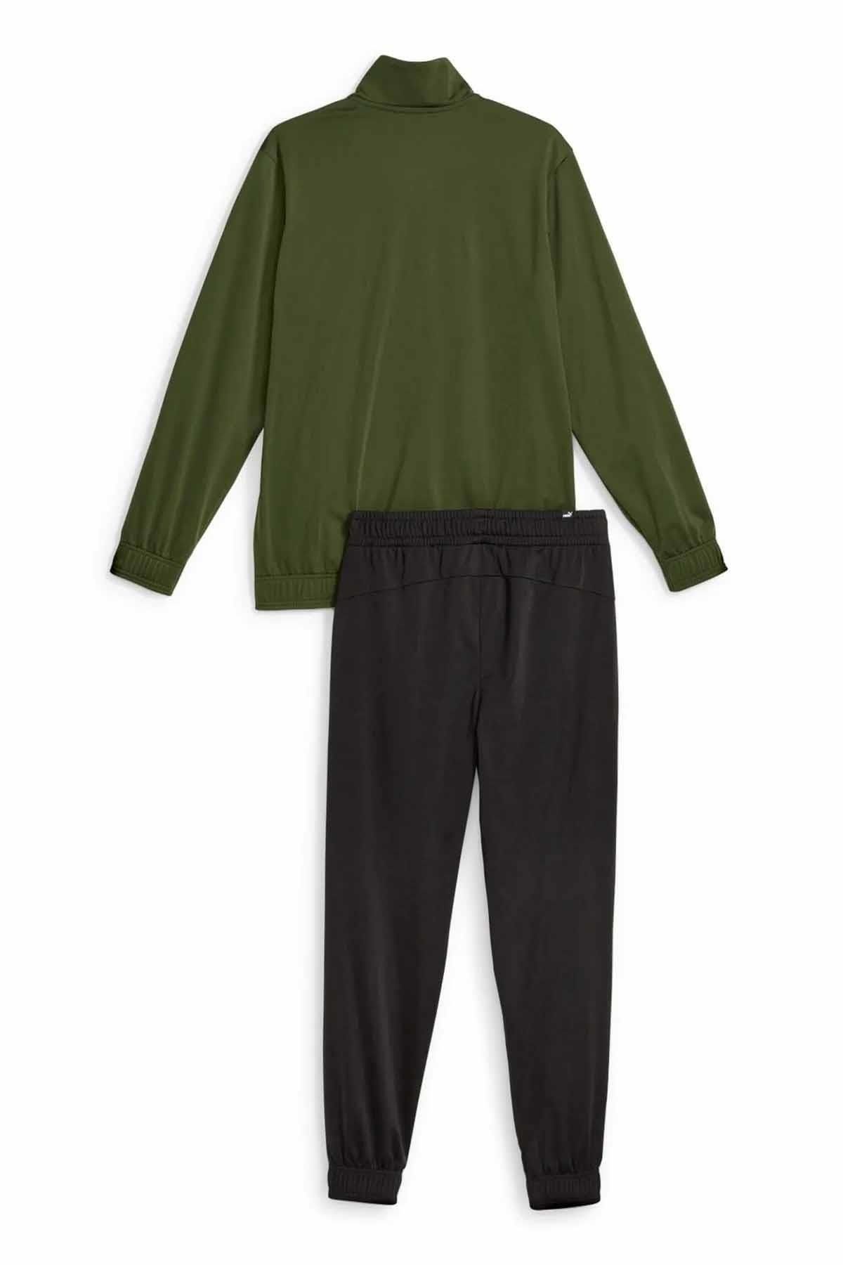 Khaki green puma tracksuit discount
