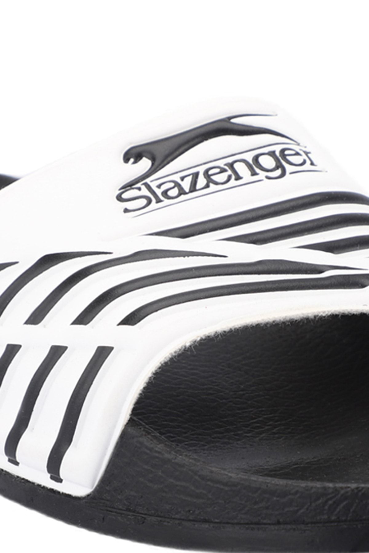 دمپایی سفید مردانه Fion مشکی اورجینال Slazenger