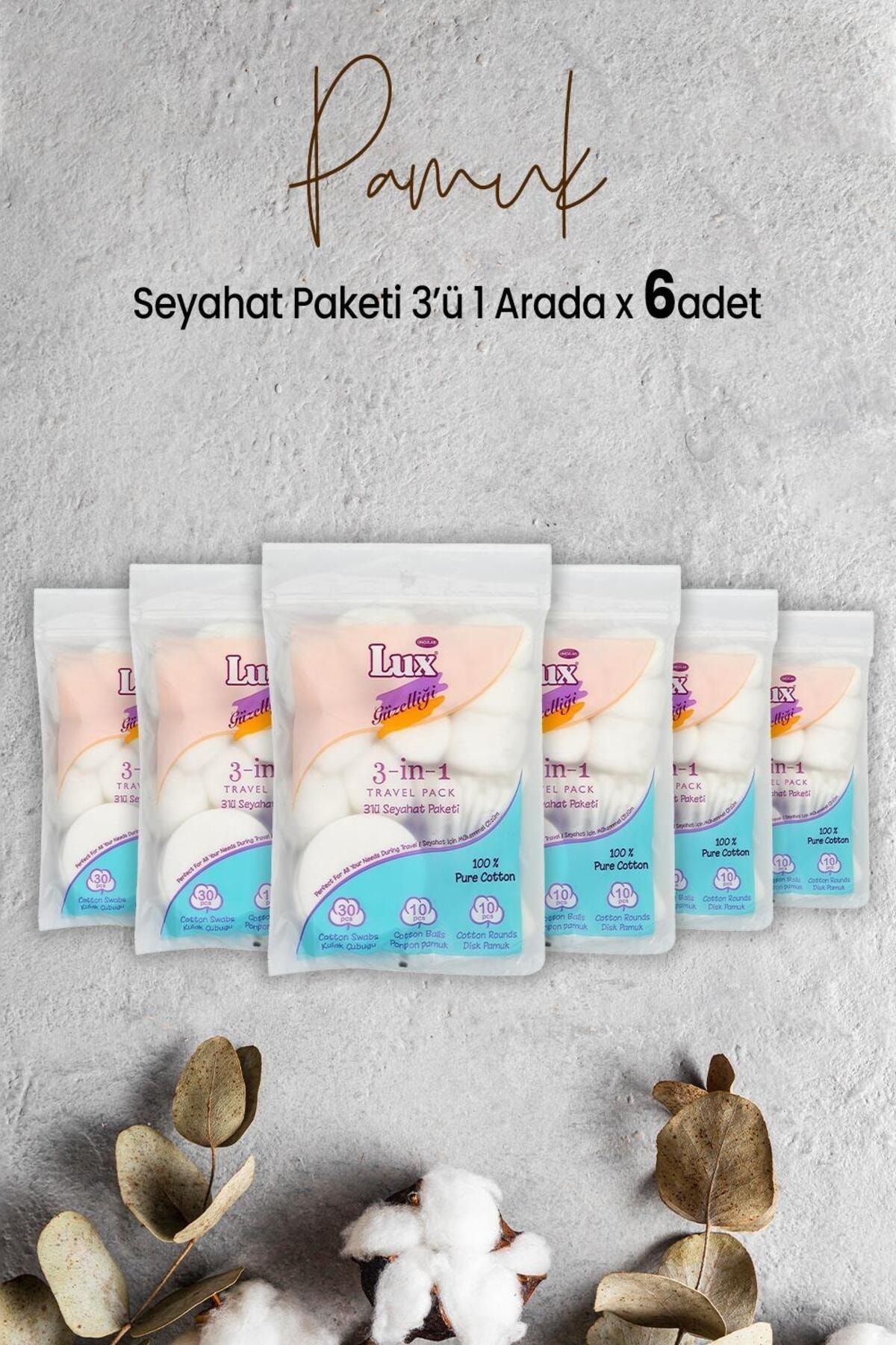 3' lü Seyahat Paketi x 6 Adet