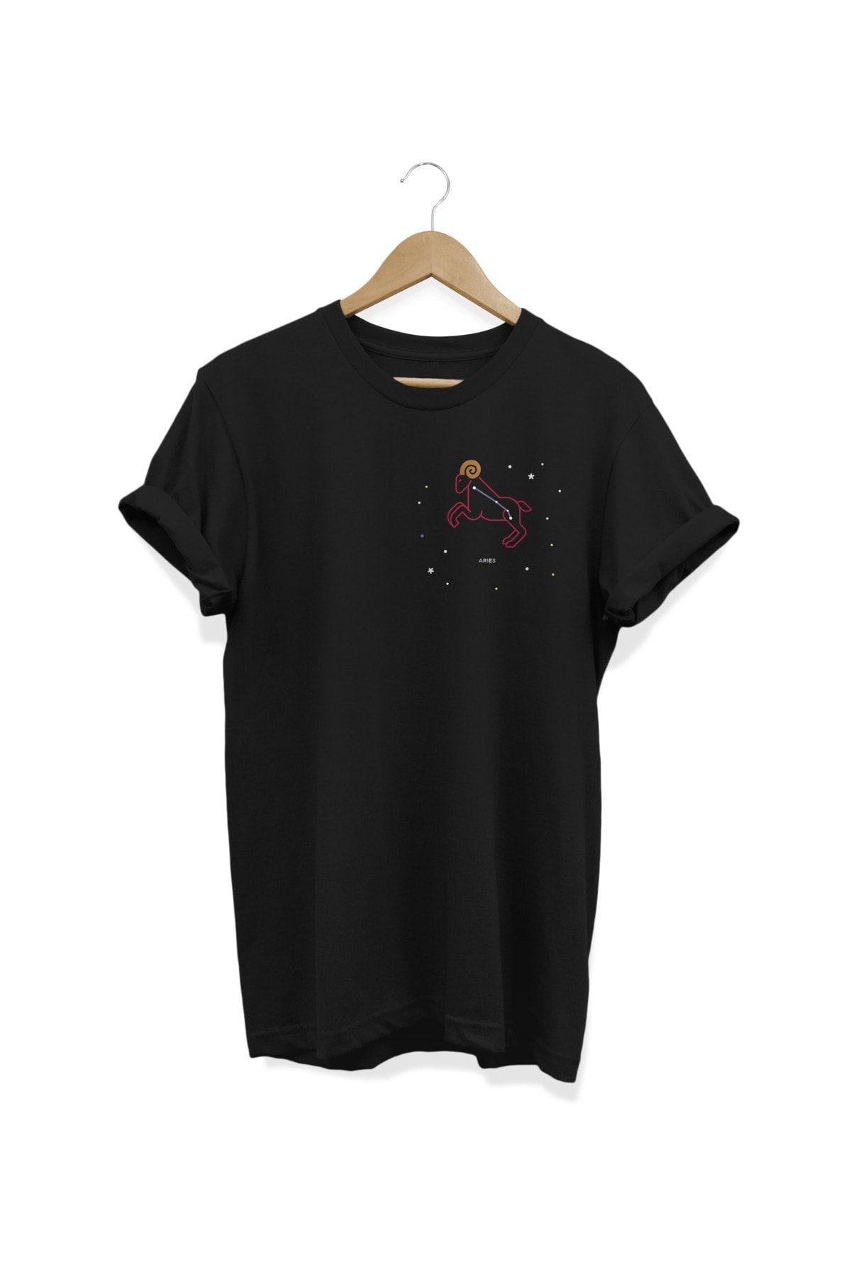 remonz Tricou Colectia Horoscop Zodiacal Berbec 100% Bumbac Unisex - M