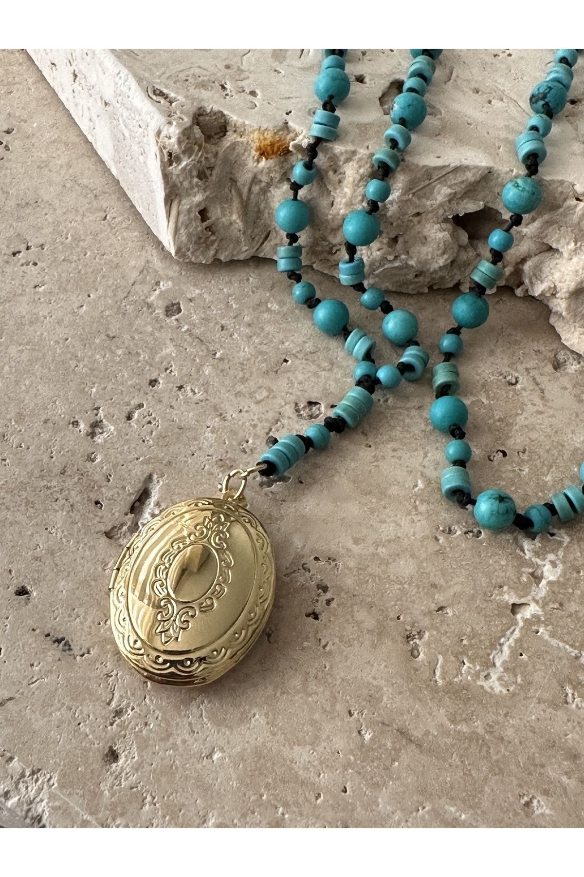 capo by ayta yama Natural Stone First Class Turquoise Necklace