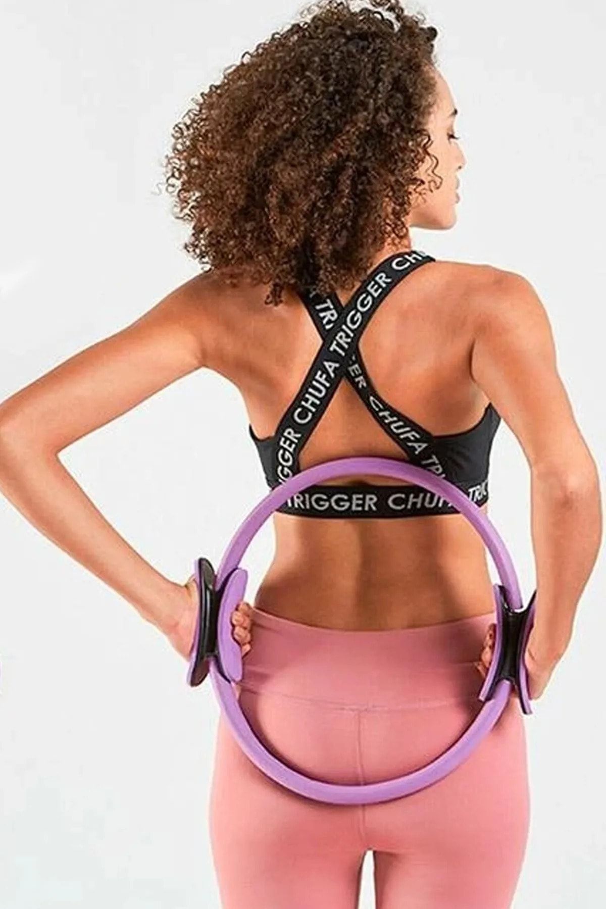 MultiFlexPro 40 Cm Pilates Çemberi Deluxe Tutamaçlı Plates Ring Circle Egzersiz Cemberi