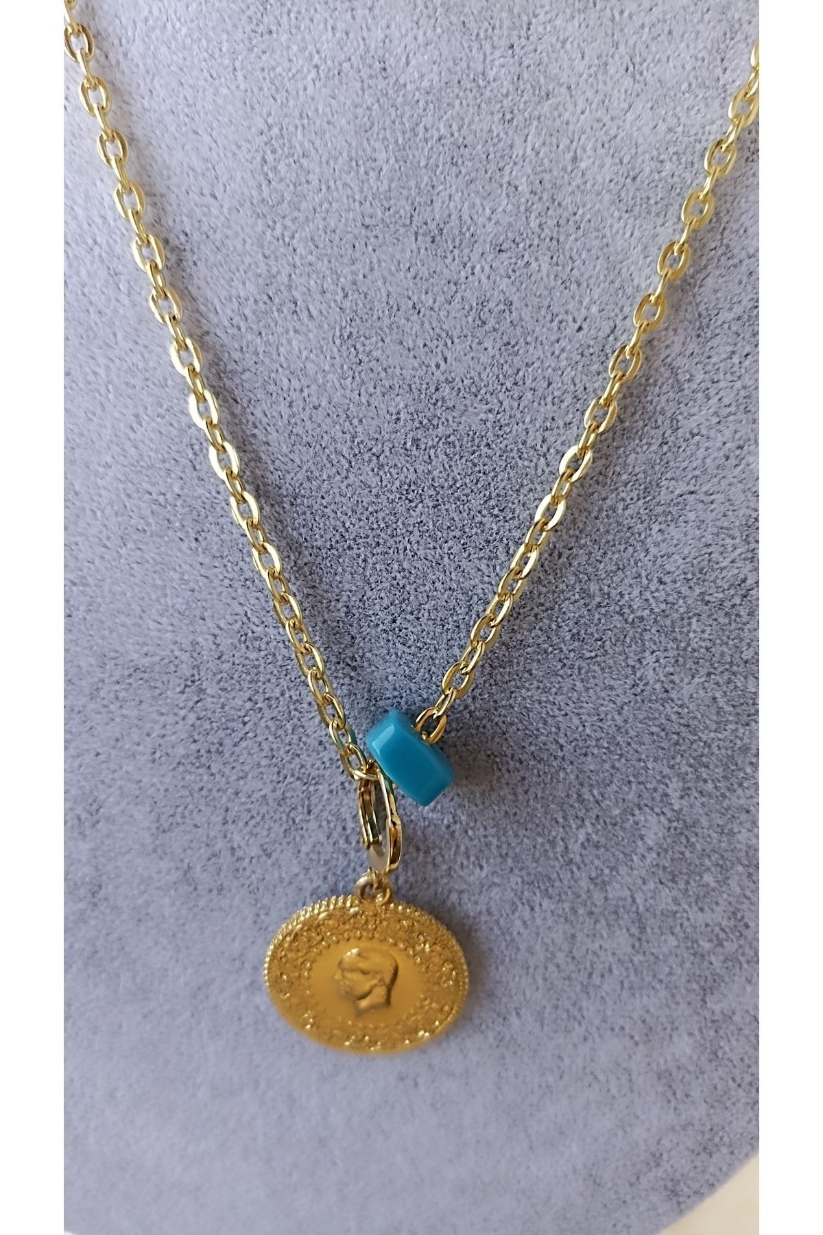 Gold coin necklace trend new arrivals