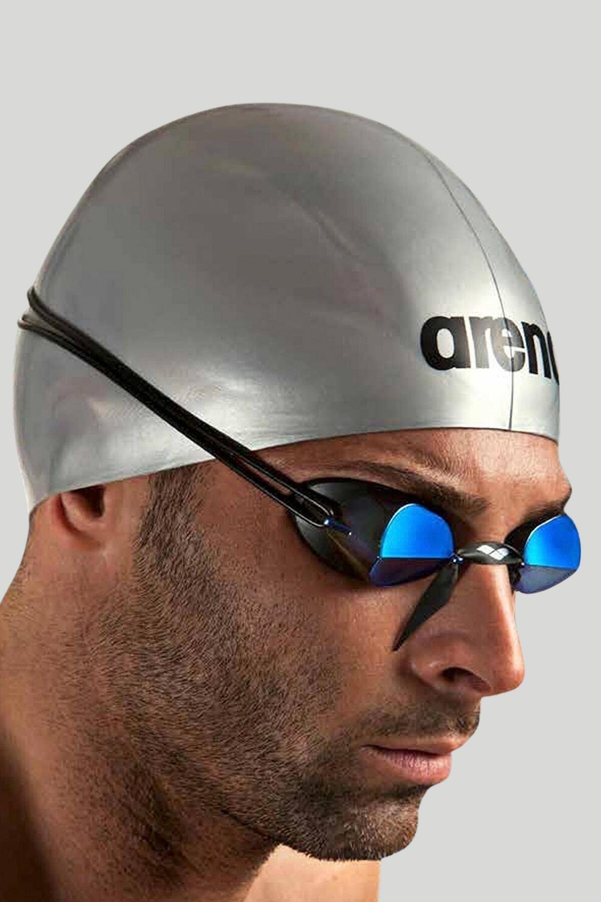 Arena عینک شنای مسابقه ای Swedix Mirror-x آبی یونیسکس