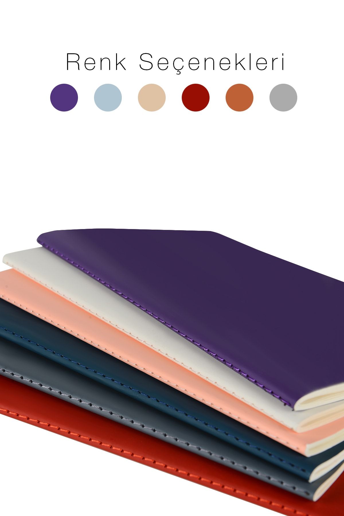 DERELİ MATBAA-Undated Notebook Models with Color Options 112 Pages 4