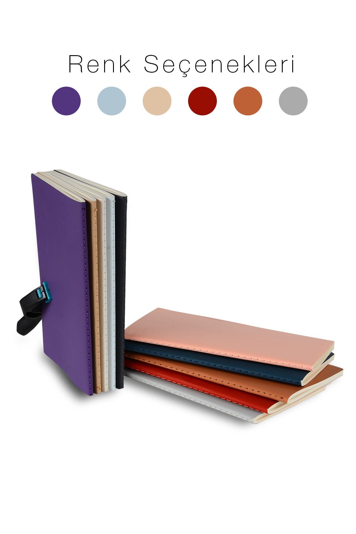 DERELİ MATBAA-Undated Notebook Models with Color Options 112 Pages 6