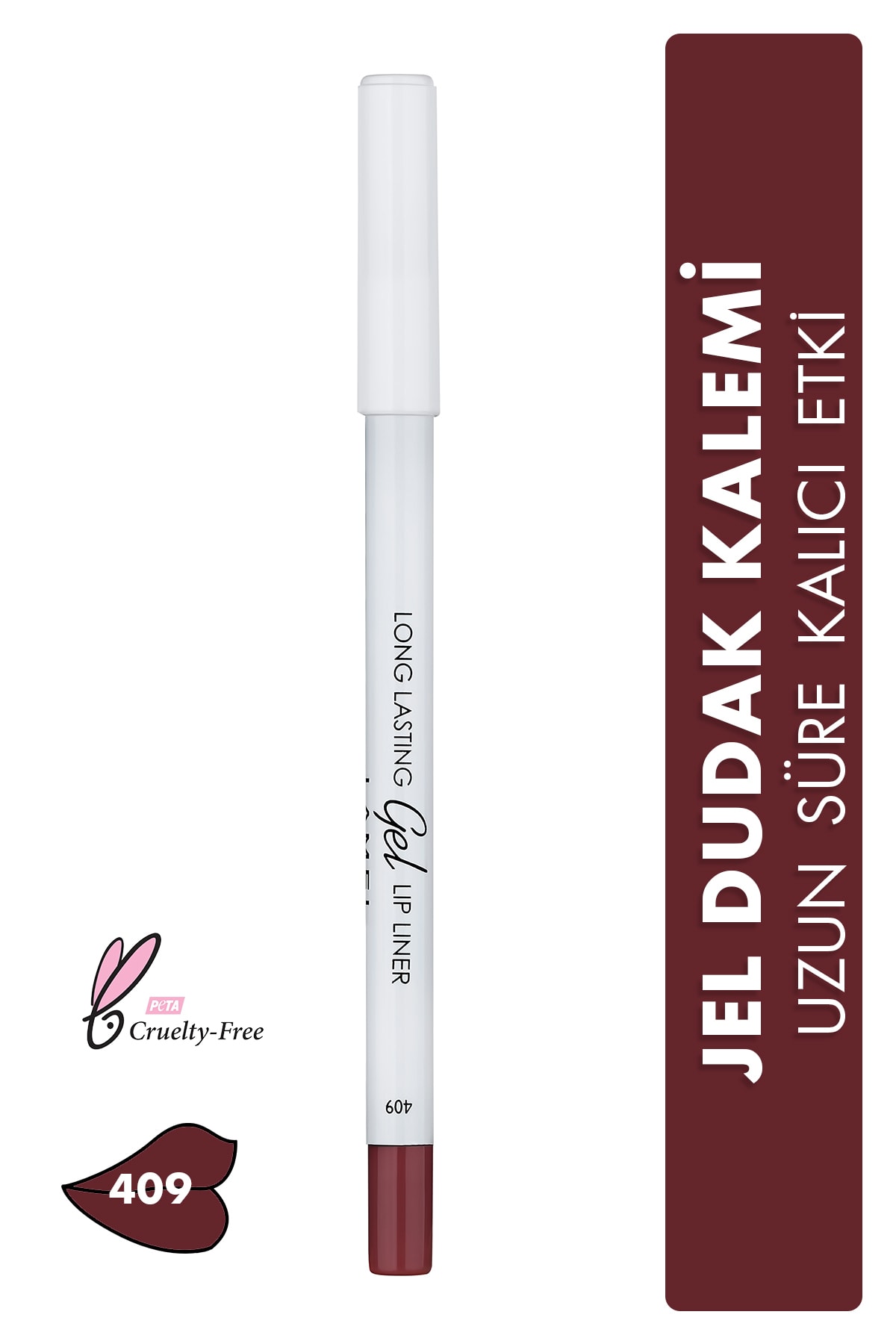 Lamel Cosmetics Lamel Long Lasting Gel Lip Kalıcı Jel Dudak Kalemi No