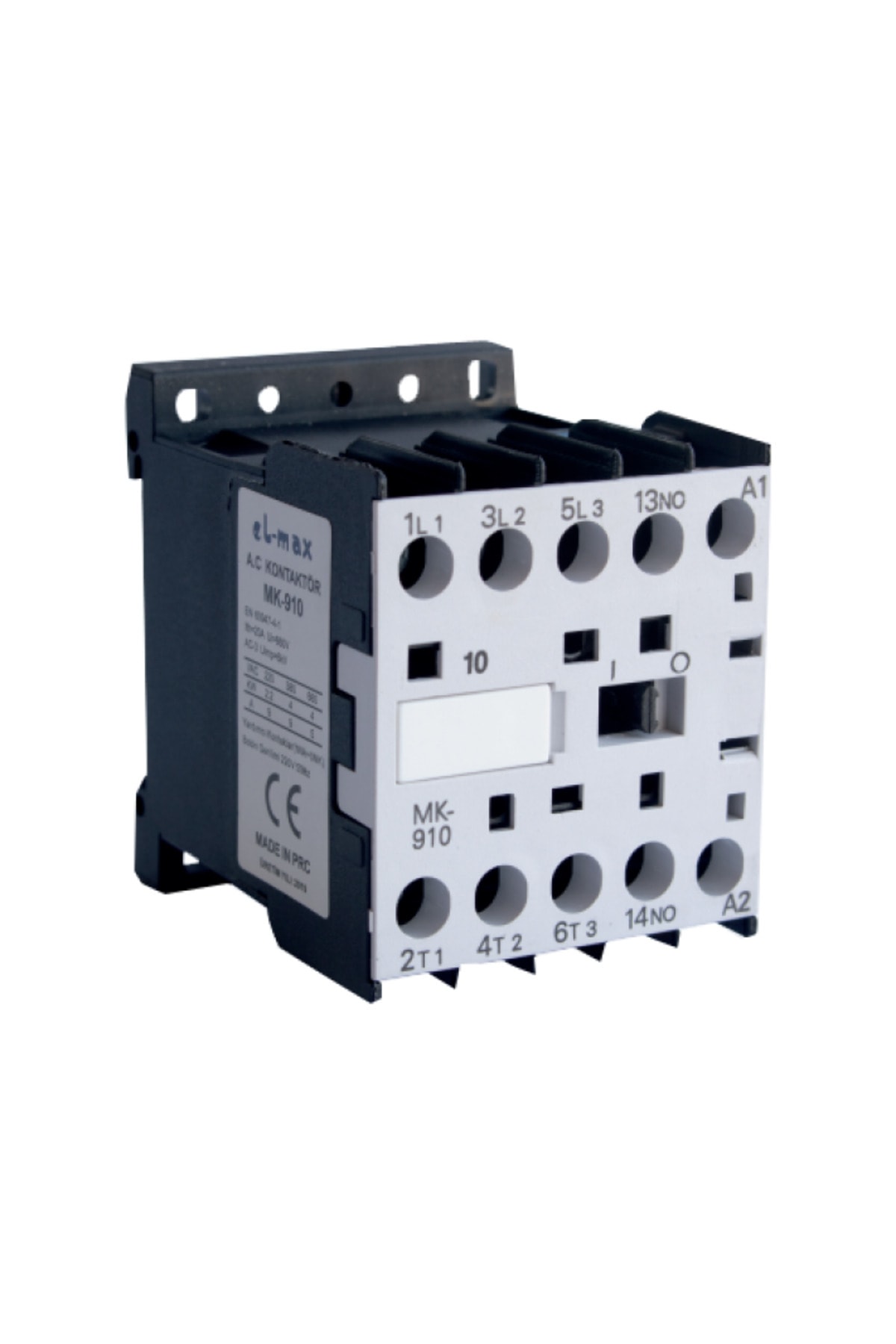 EL-MAX 3 Fazlı Mini Kontaktör MK-910 ANMA AKIMI 9A ANMA GÜCÜ 4 KW AC1(A) 16 1NO
