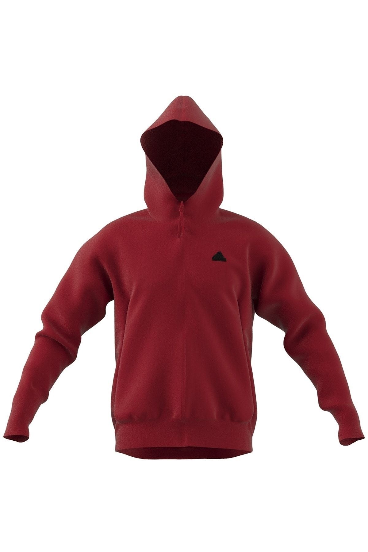 Dark red 2025 adidas hoodie