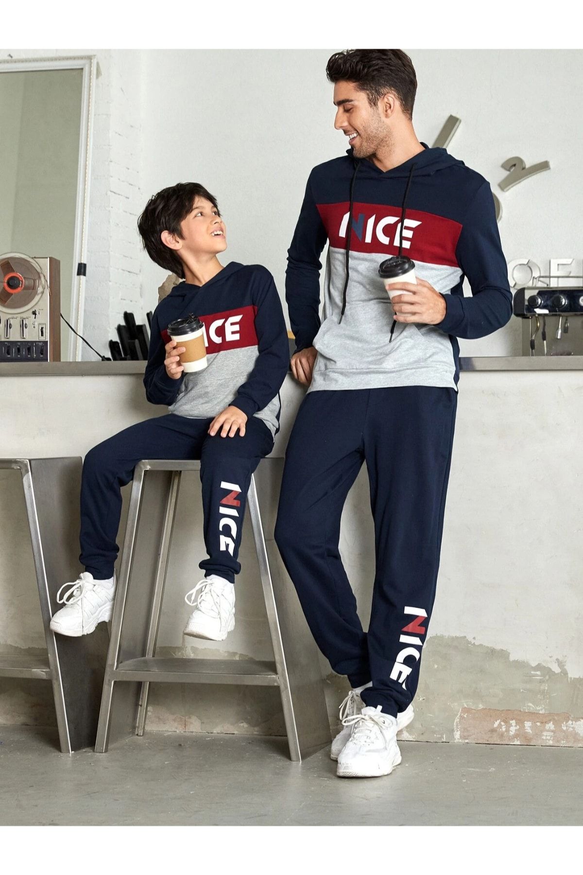 Fila sweatsuit mens blue sales