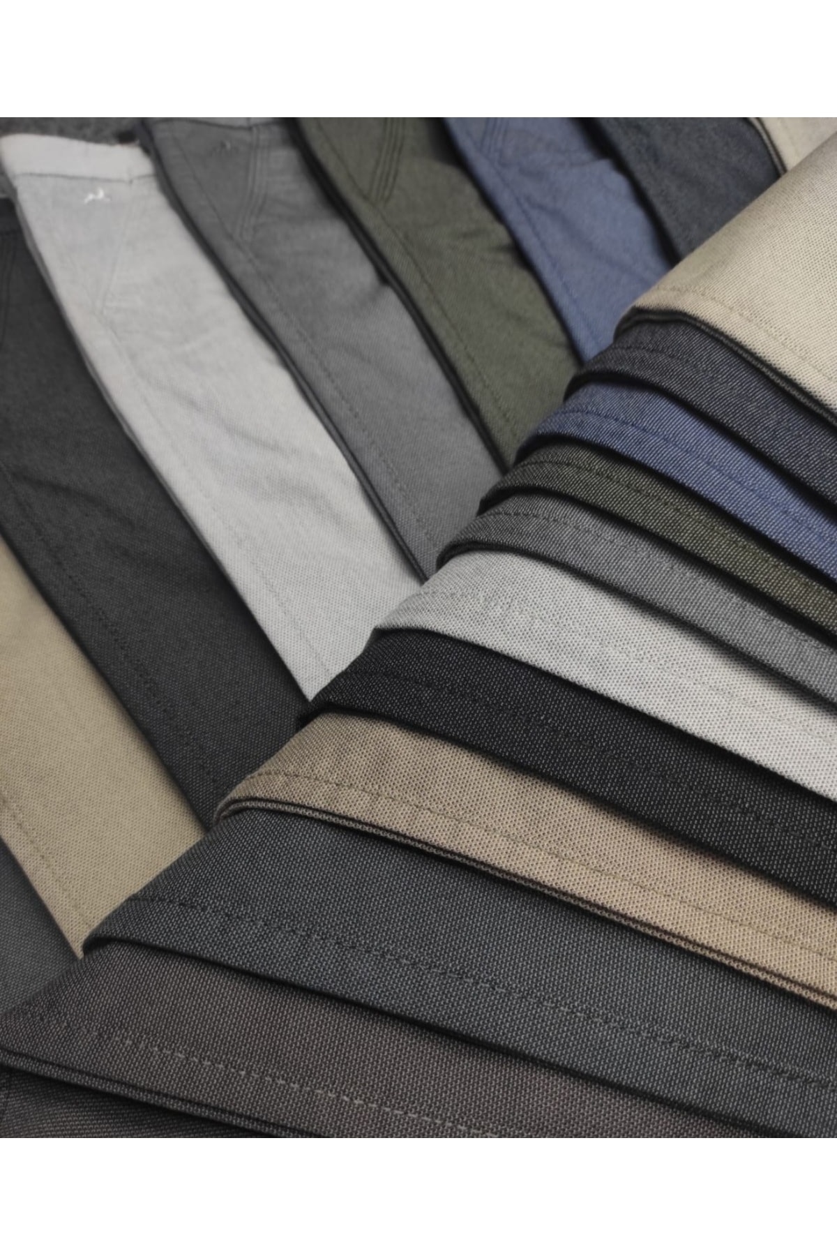 شلوار مردانه خاکستری Cinar erkek giyim | 124117germenketen اورجینال - تصویر 2