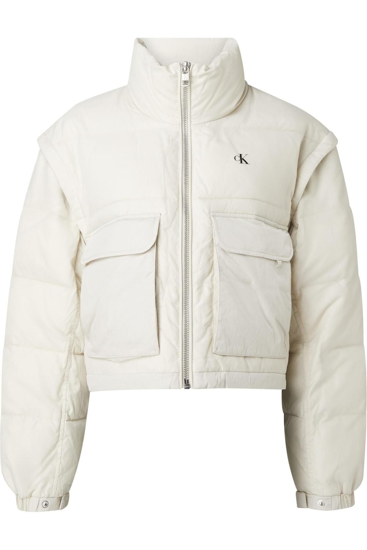 Calvin klein mixed media jacket clearance
