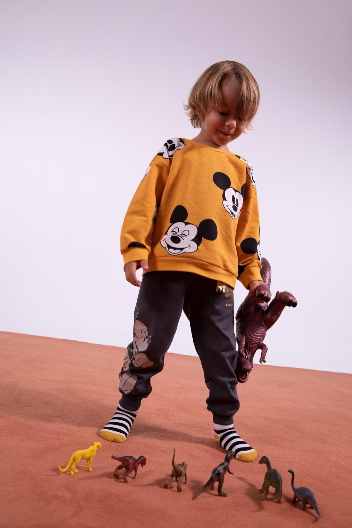 Defacto Baby Boy Disney Mickey Minnie Tracksuit Bottom Trendyol