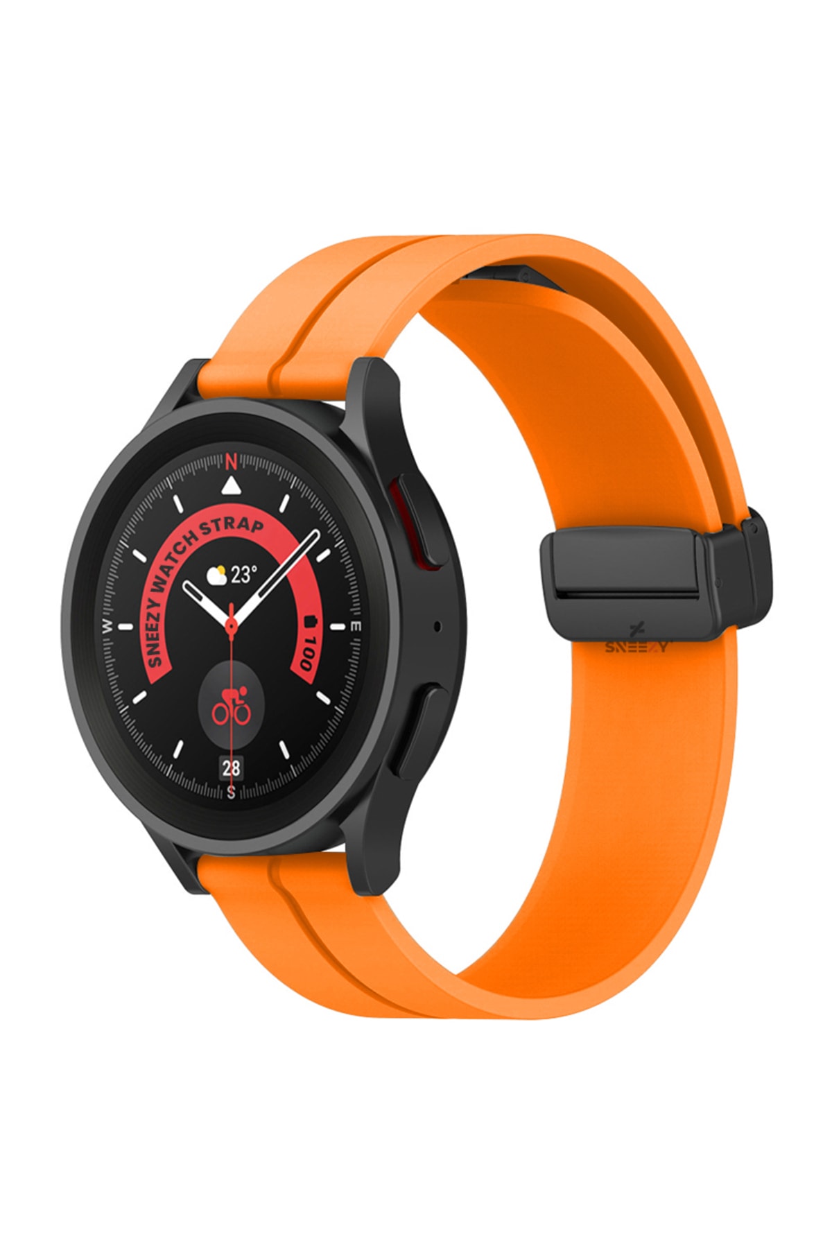 Samsung Gear S3 Frontier R760-S3 Classic R770 22mm Compatible Coastal Magnetic Buckle Silicone Cord