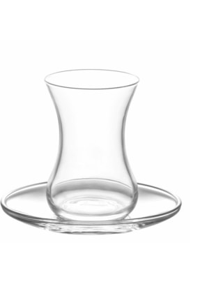 LAV Demet Çay Seti Takımı - 12 Prç. Çay Bardağı Tabağı Seti