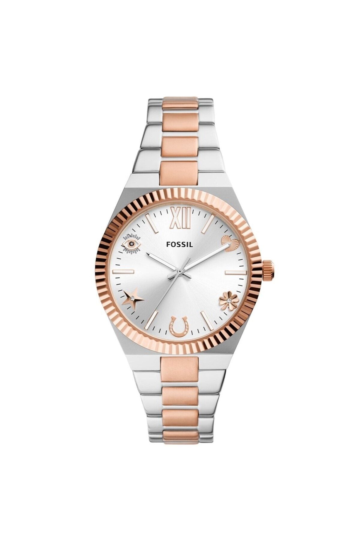 Fossil jacqueline mini rose gold sale
