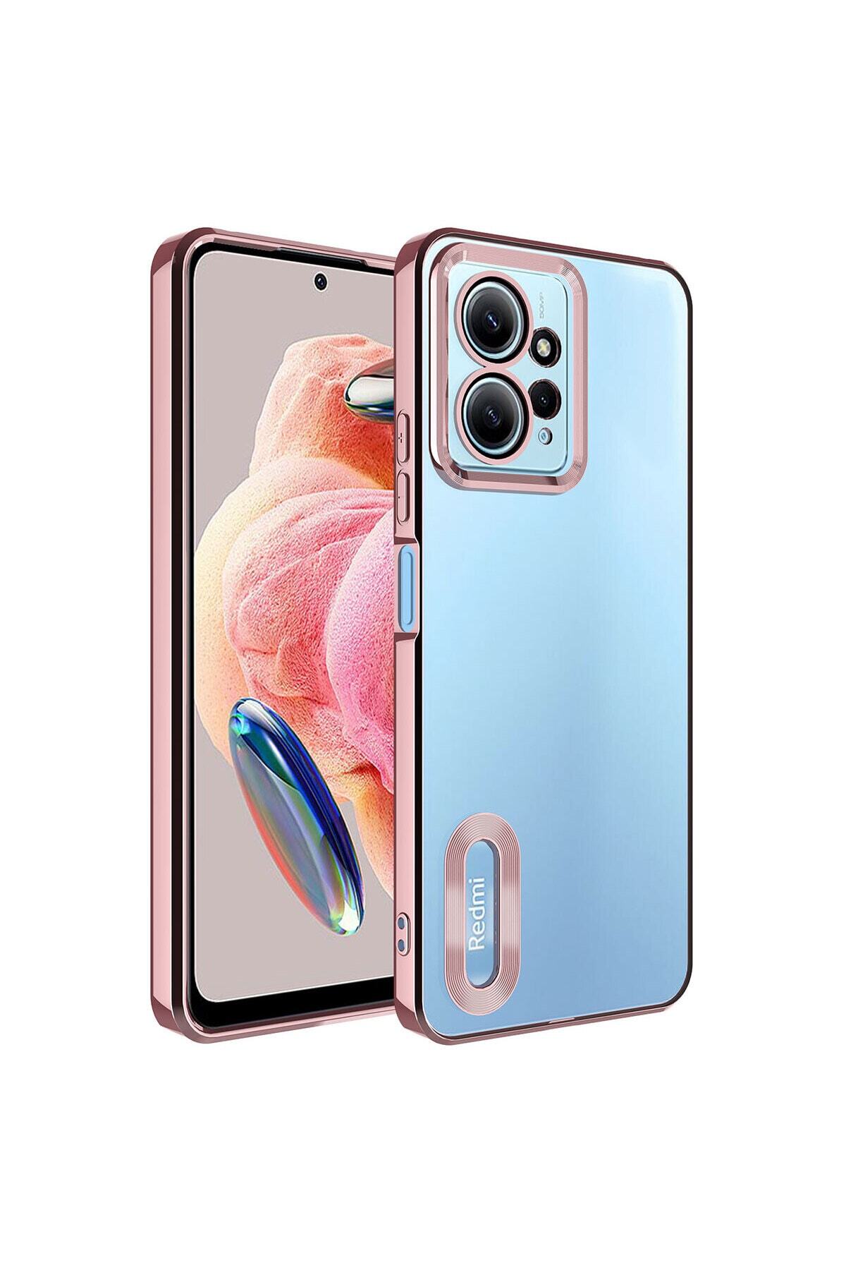 Xiaomi Redmi Note 12 4G Corners Colorful Transparent Camera Protected Silicone Luxury Cover
