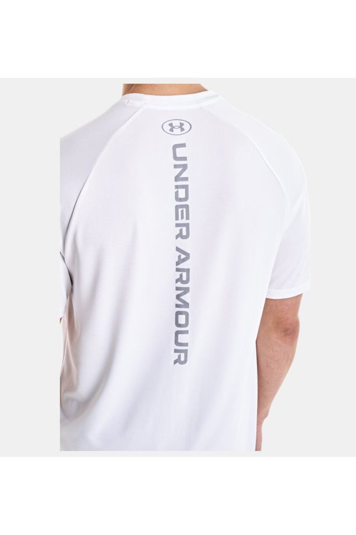 تی شرت سفید مردانه آستین کوتاه بازتاب UA ™ 1377054 100 Under Armour