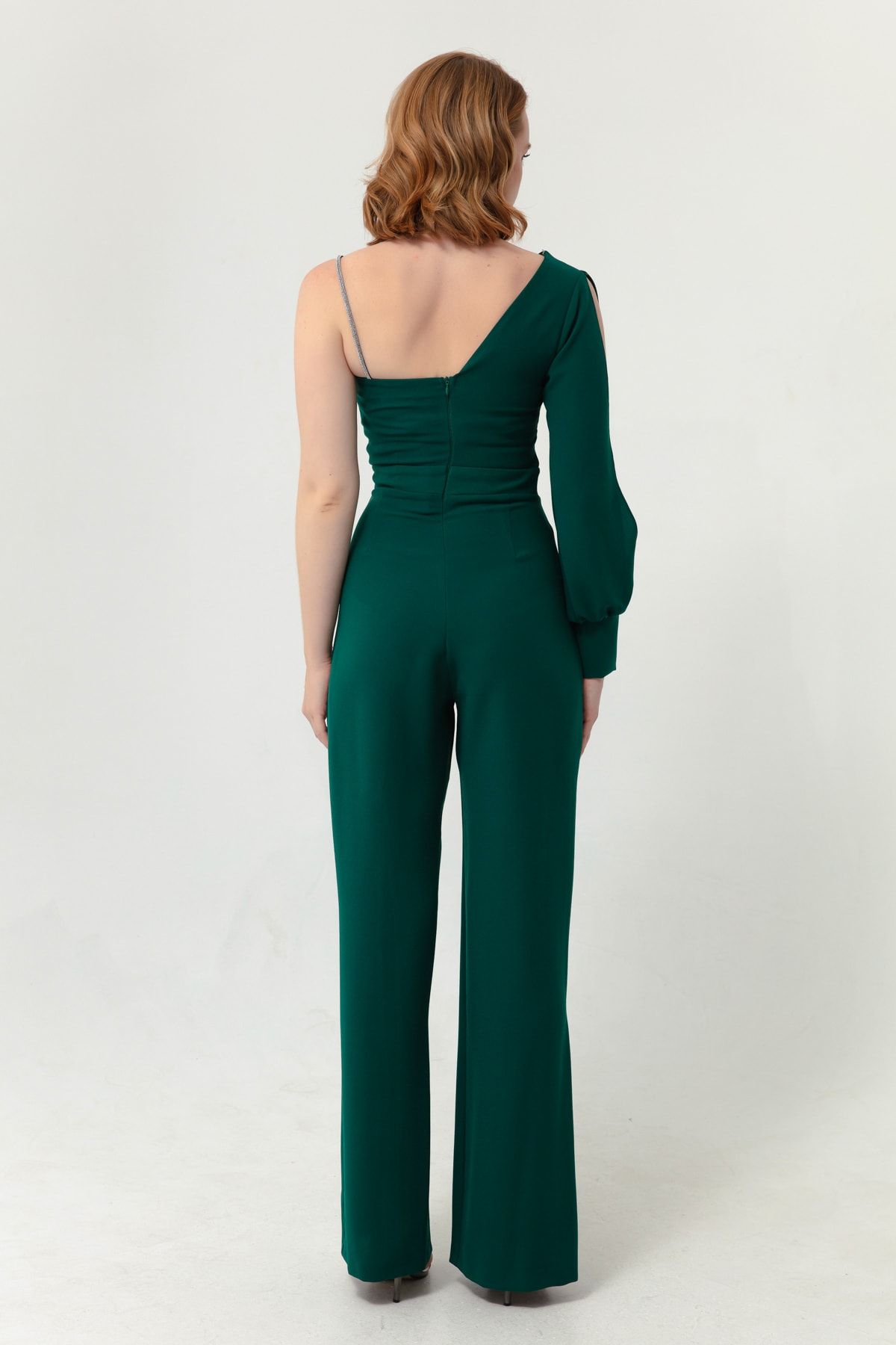 Green long jumpsuit online