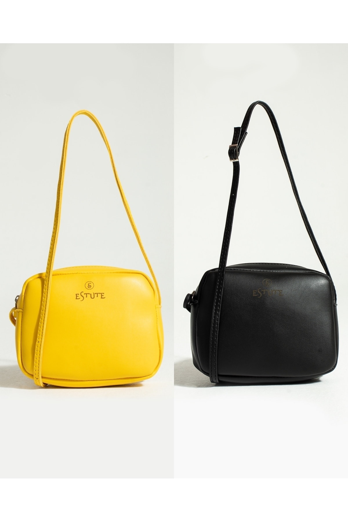 Women's 2 Pack Bag Crossbody Zipper Adjustable Strap Summer Hand and Shoulder Bag