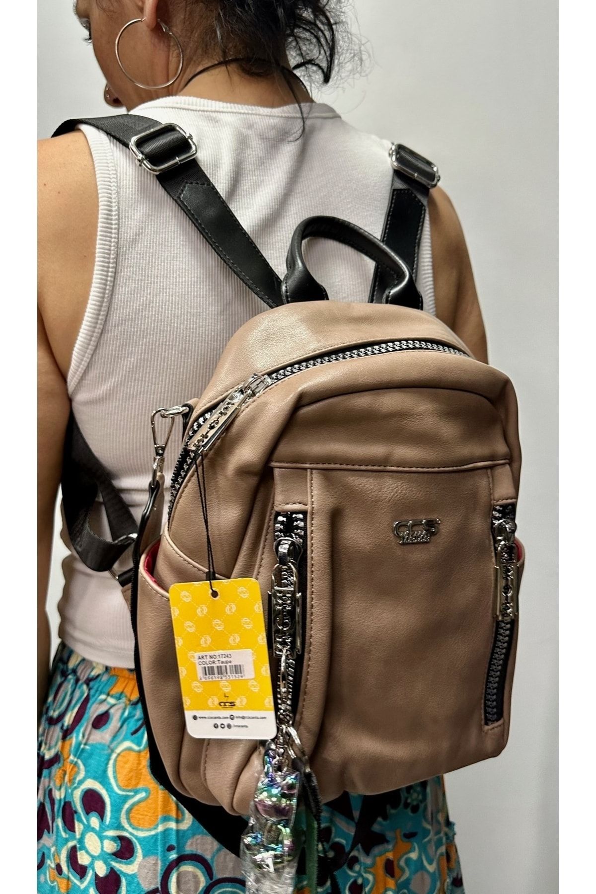 Coach andi backpack sale with rainbow stitching