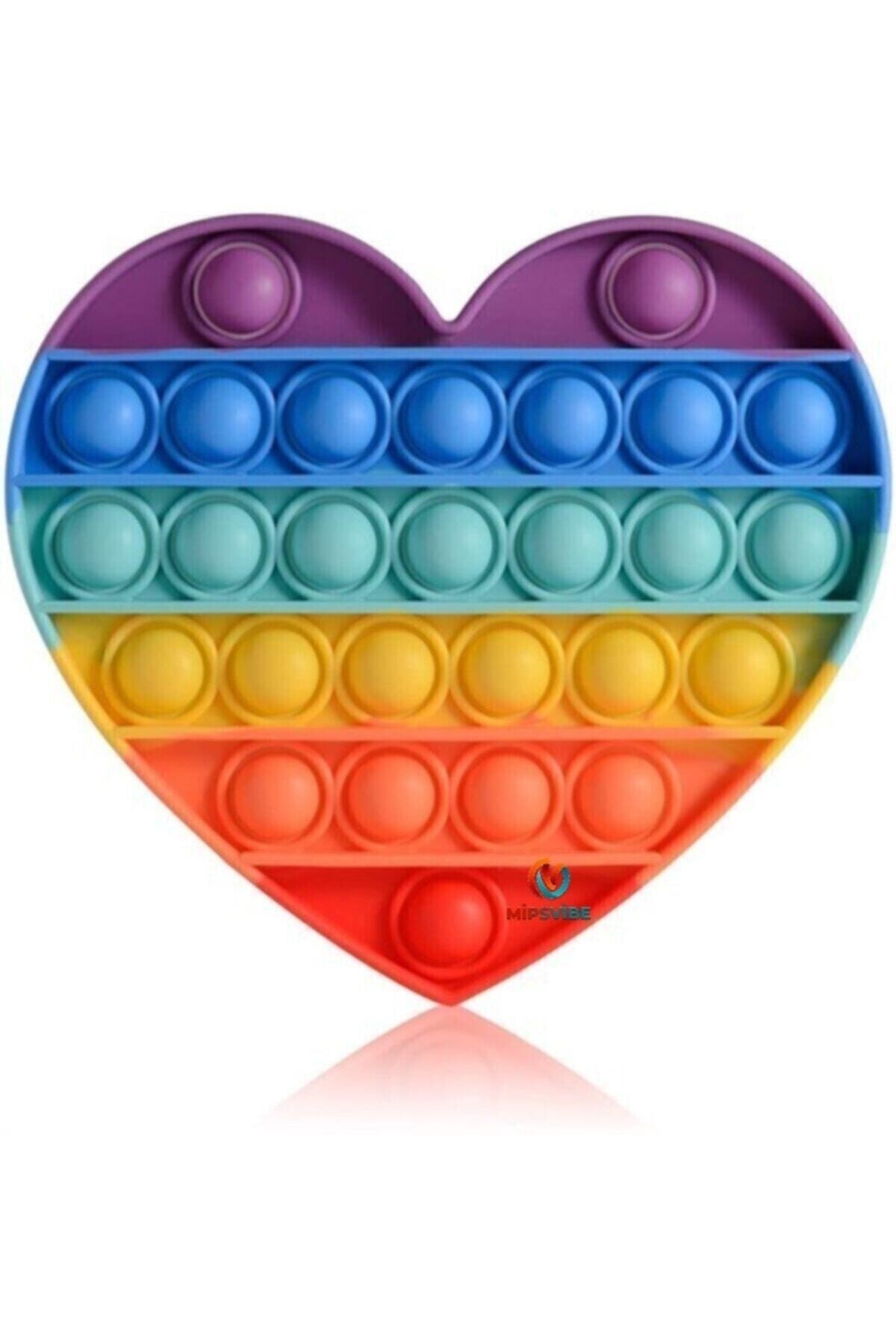Pop It Push Bubble Duyusal Oyuncak Özel Pop Stres Kalp (yerli Üretim) 2