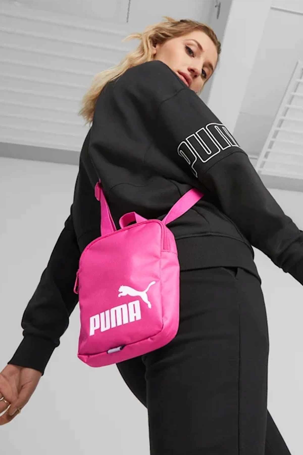 Puma shoulder 2025 bag pink