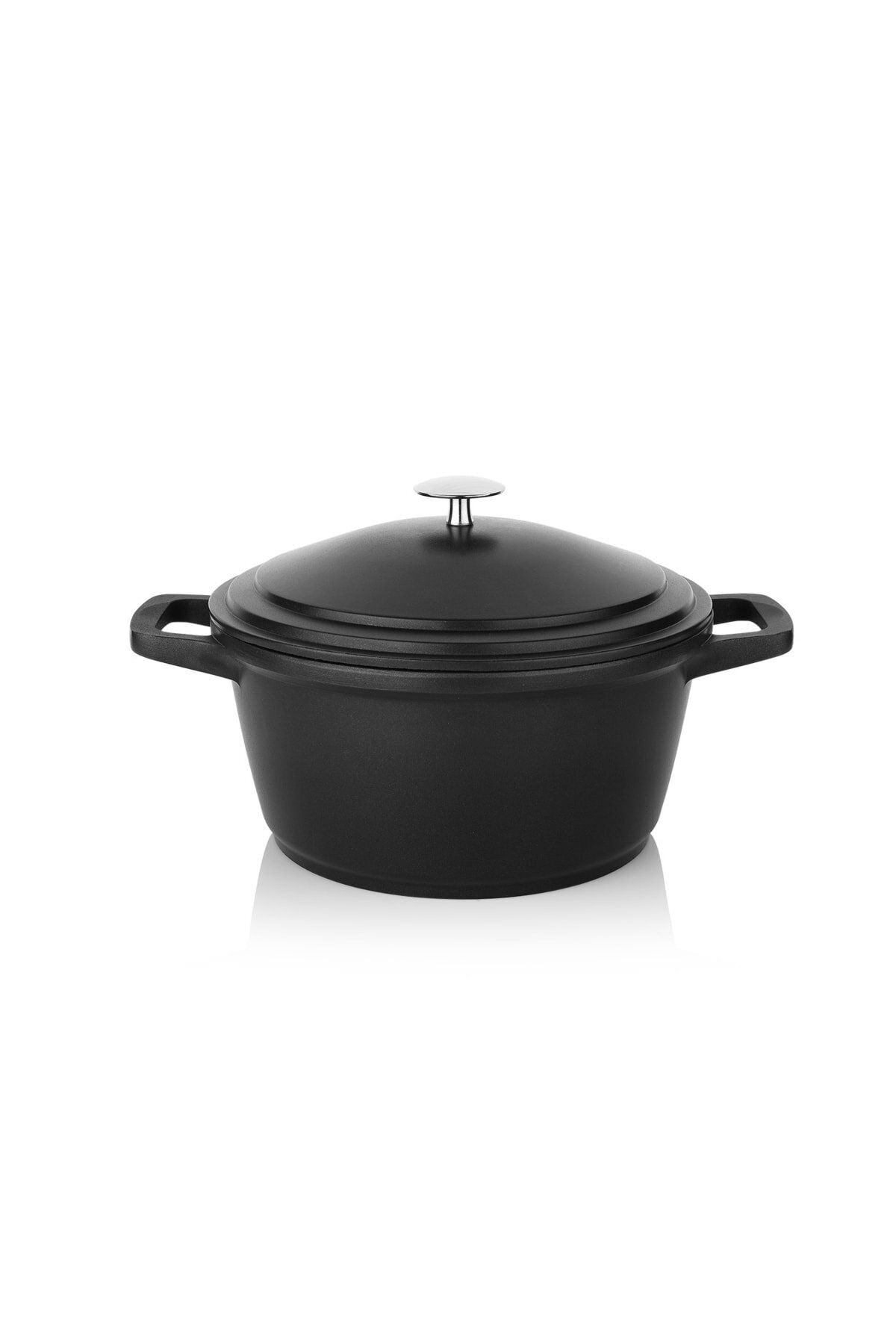 Mila-Pro Cast Cast Deep Pot-24cm-black 3