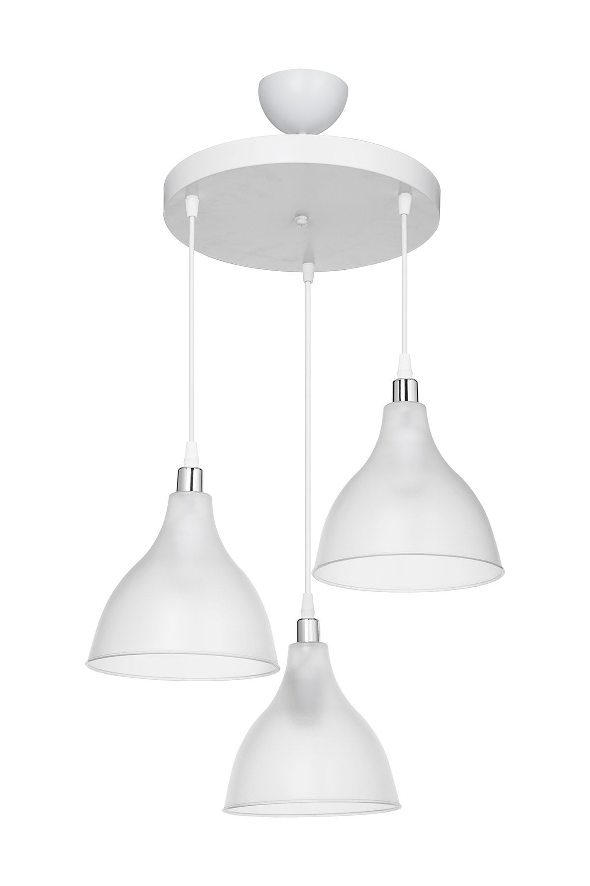 AG LightDesign-Transparent White Pendant Lamp Chandelier Bedroom Living Room Kitchen Hallway Lamp 3