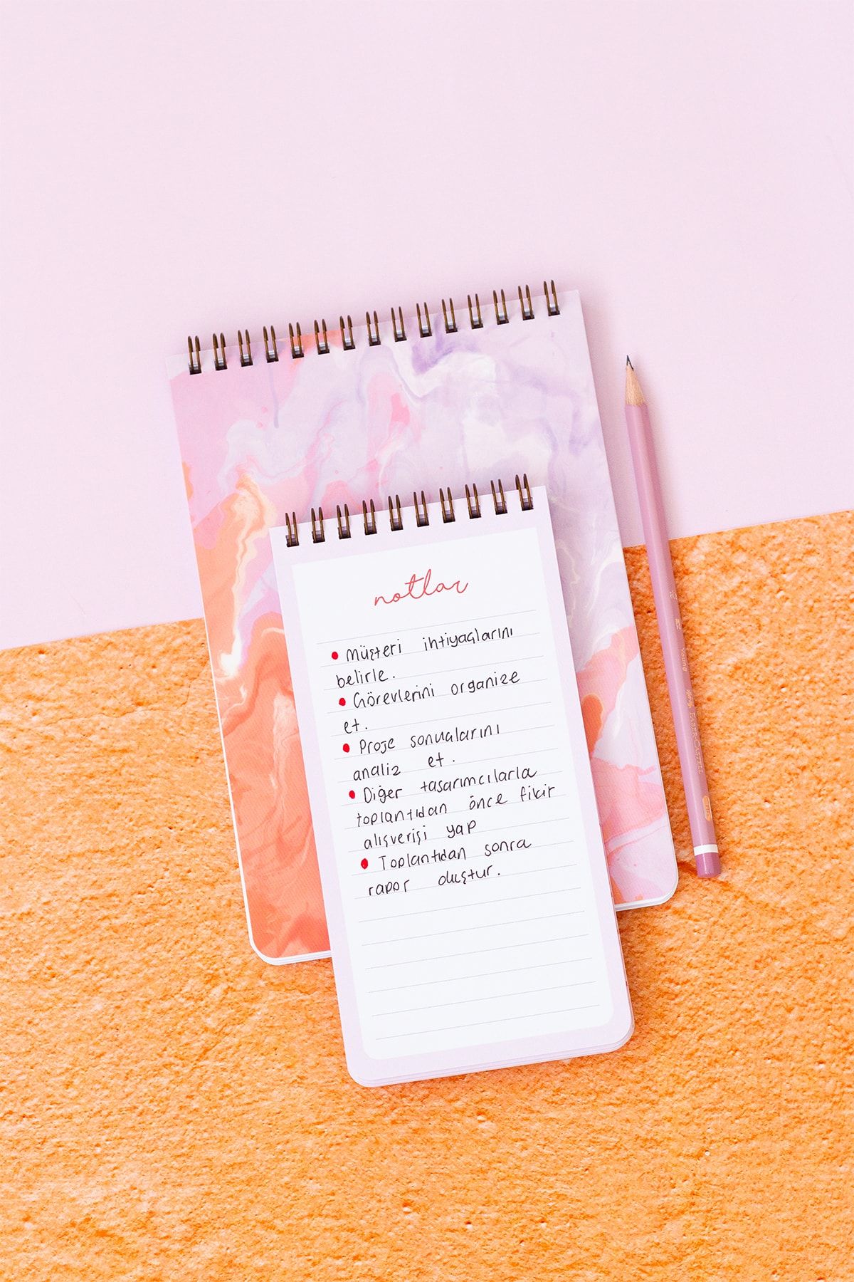 Matt Notebook-Spiral Desktop Planner Set of 3 4