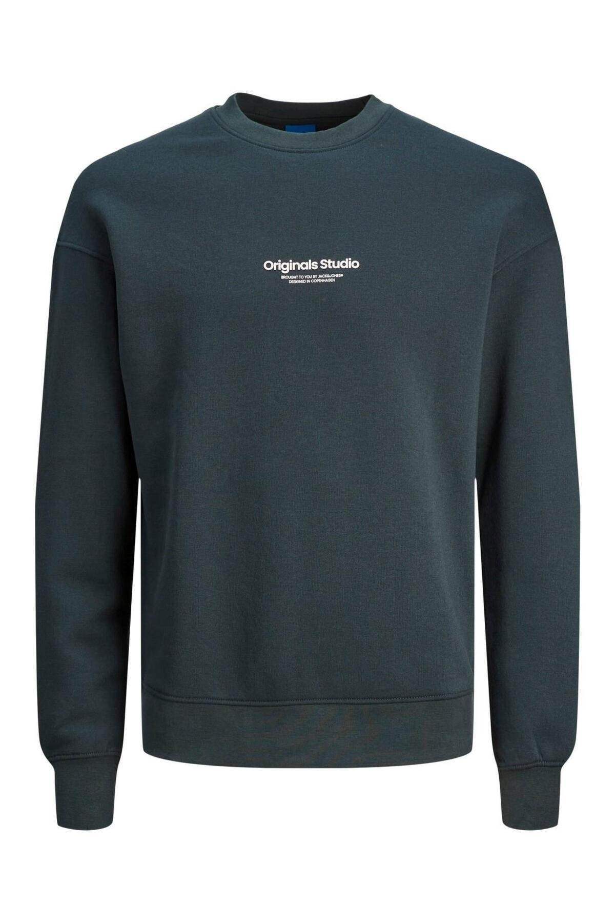Felpa Uomo Jack & Jones Jorinwood Crew Neck FST – Morbida E Casual Per Le Giornate Autunnali