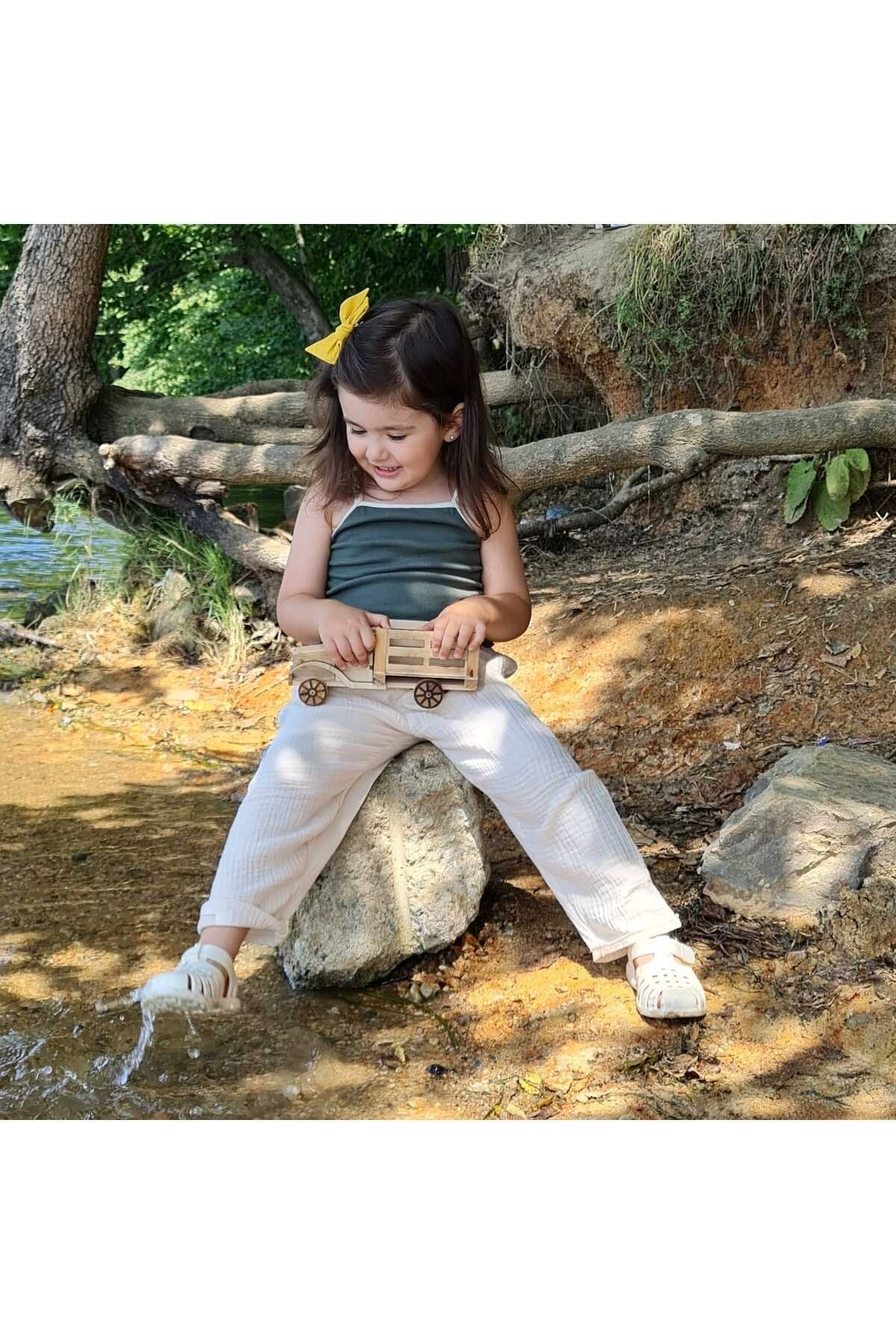 BEBEĞİME ÇORAP Organik Müslin Pantolon 1-6 Yaş Bebek/Çocuk fotoğrafı 2 (önizleme)